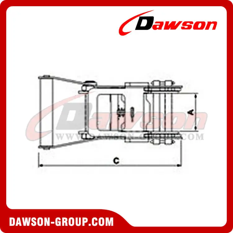 Stainless Steel AISI 304 Ratchet Buckle - Dawson Group