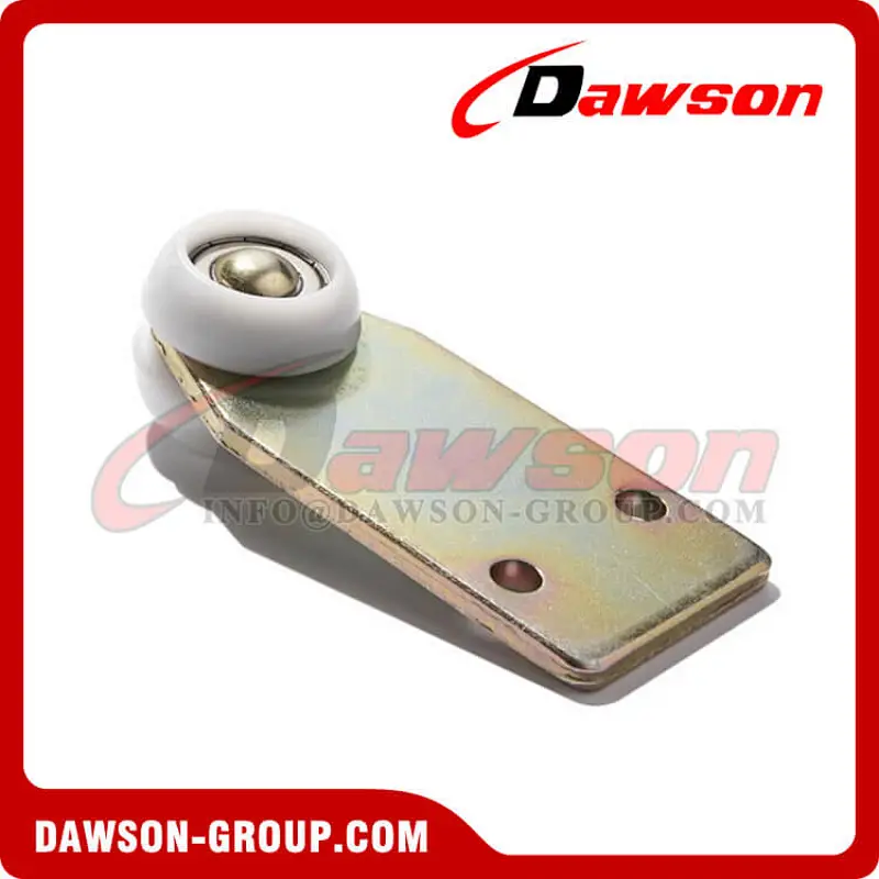 Steel Zinc Yellow Passivated Wide Canvas Runner with 2 Roles with Bearing for Truck