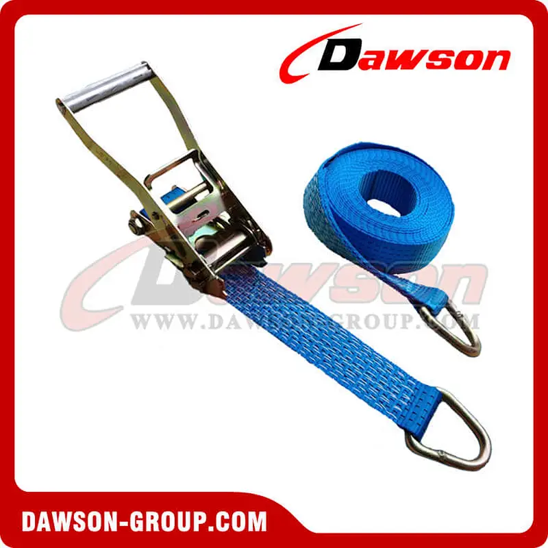 5000kg x 6m Ratchet Strap with D-Rings