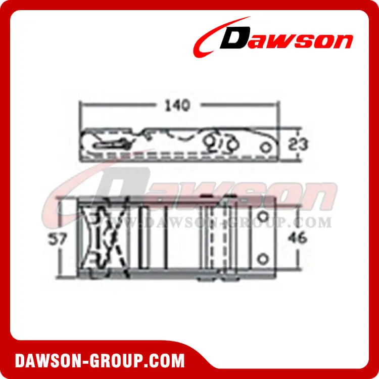 OBS5004 Stainless Steel AISI 304 Ratchet Buckle - Dawson Group