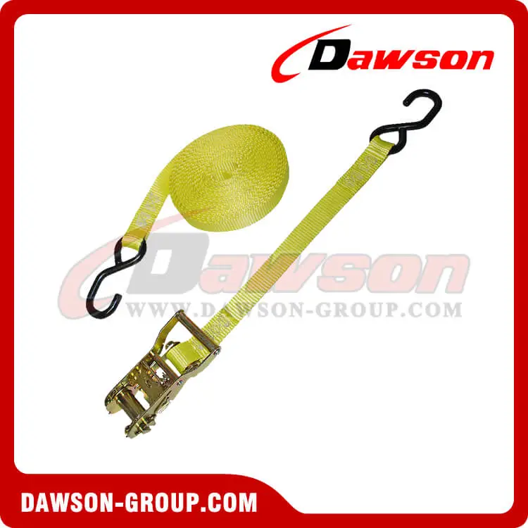 1 Heavy Duty Ratchet Strap with S-Hooks - Dawson Group - china manufacturer supplier 1 Heavy Duty Ratchet Strap with S-Hooks - Dawson Group - china manufacturer supplier