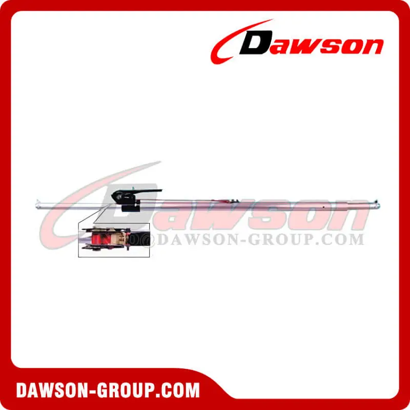 CB-1002 Aluminum Cargo Bar with Steel Plug, Tube Ratchet Cargo Bar