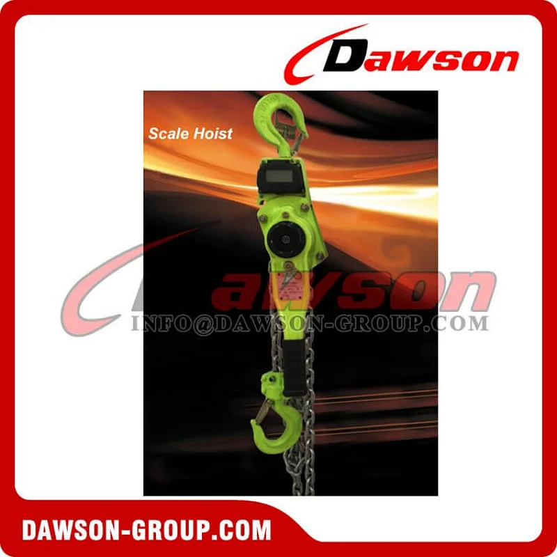 1000kg 2000kg Crane Scale Lever Hoist with Display for 1 Ton and 2 Ton