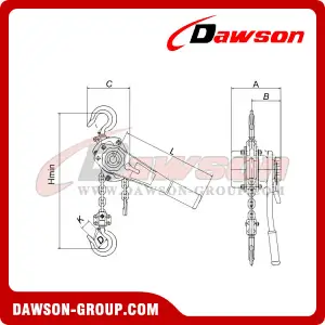 Heavy Duty Japan Technology 0.75T 1.5T 3T 6T 9T Vital Type Lever Block for Lifting Goods