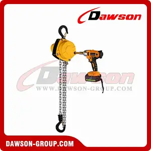 0.125T - 3T Portable Electric Hoist with Electric Wrench for Outdoor Use Without Power