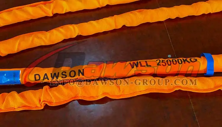 25T 8M Round Sling for Lifting, Polyester Round Slings - Dawson Group Ltd. - China Manufacturer, Supplier, Factory