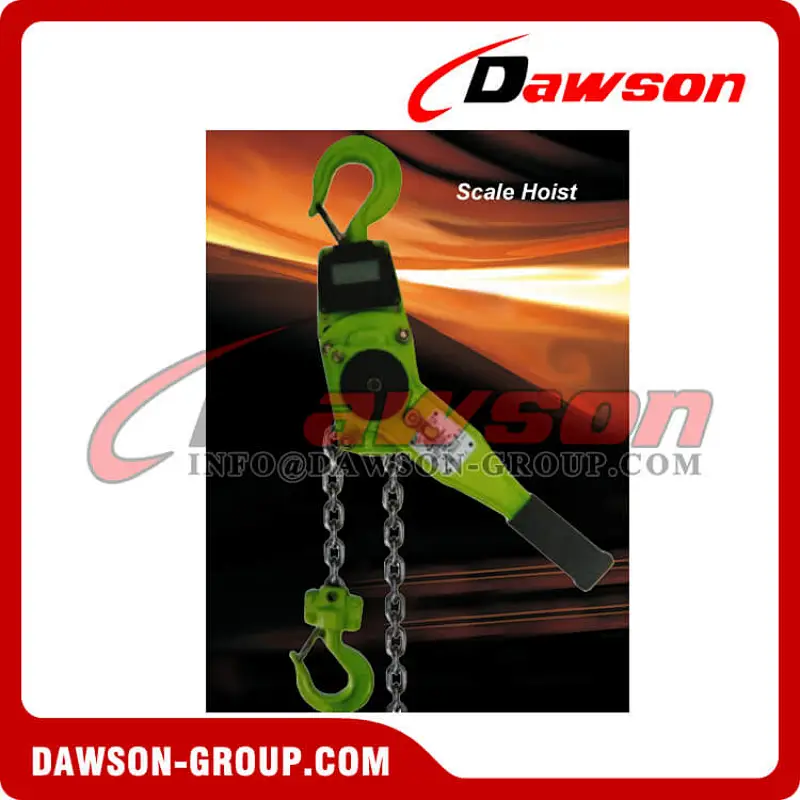 1000kg 2000kg Crane Scale Lever Hoist with Display for 1 Ton and 2 Ton