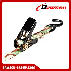 Military Camouflage Webbing Ratchet Tie Down Straps