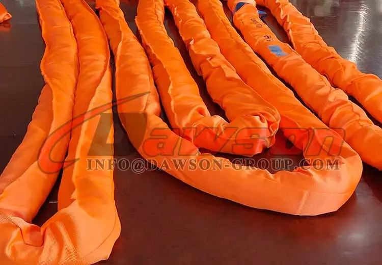Heavy Duty 100T Round Sling, 100000KG Polyester Lifting Slings - Dawson Group Ltd. - China Manufacturer, Supplier, Factory Heavy Duty 100T Round Sling, 100000KG Polyester Lifting Slings - Dawson Group Ltd. - China Manufacturer, Supplier, Factory