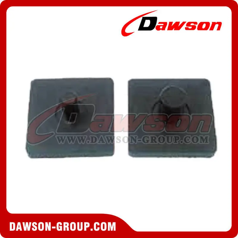 B10072 B10073 4×4 Rubber Foot for Large and Small Tube Bolt On