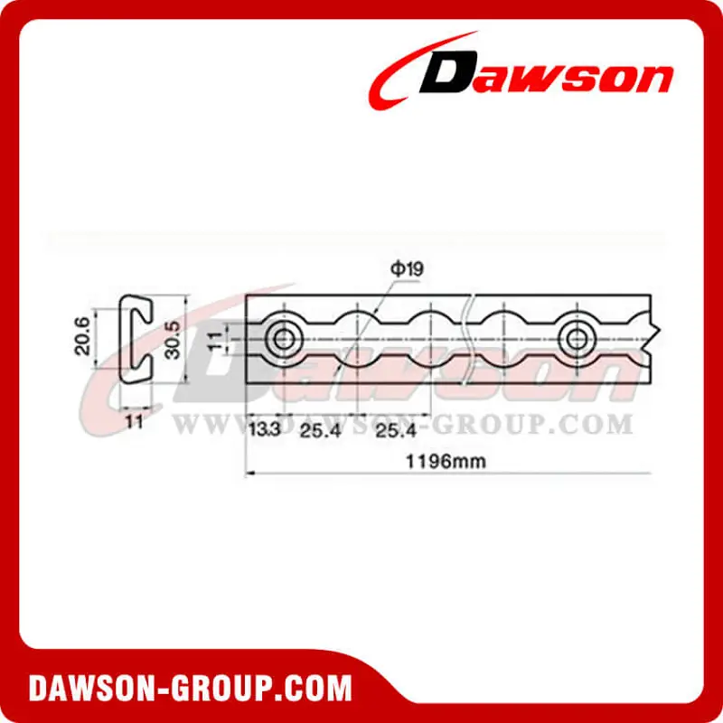 ST93-1 Aluminum Alloy Type Track