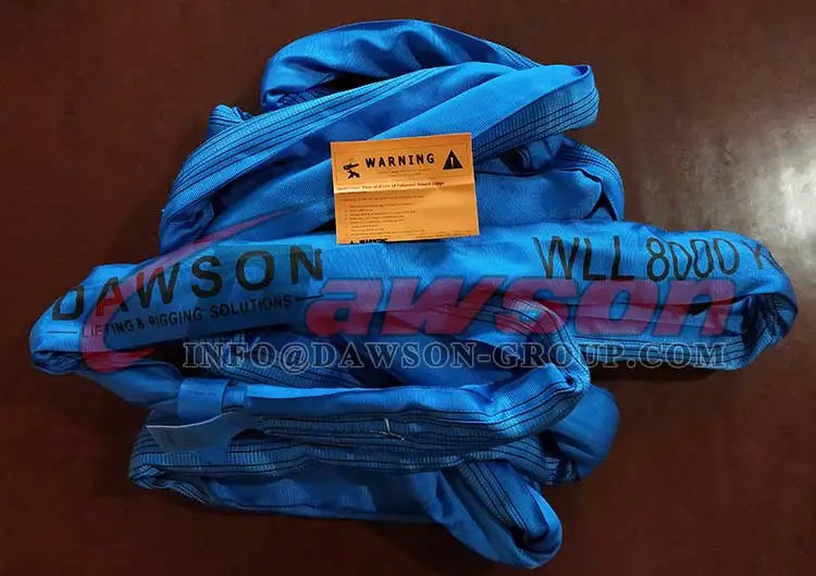 8000KG 6M Round Sling for Lifting, 8Ton Round Slings - Dawson Group Ltd. - China Manufacturer, Supplier, Factory