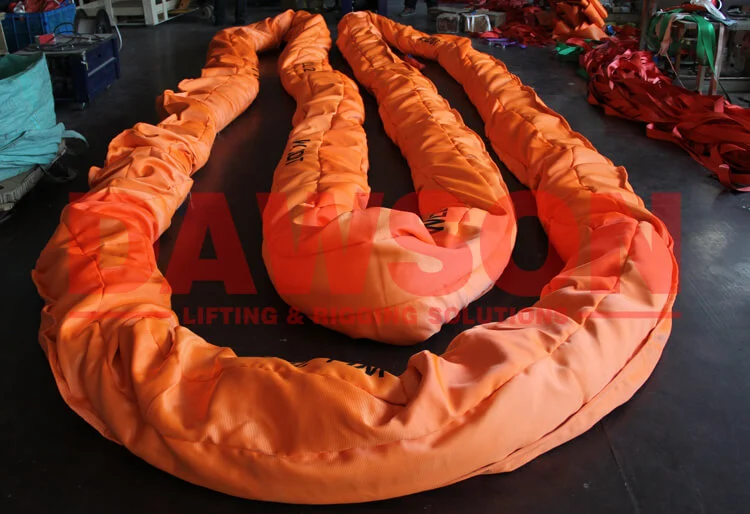 WLL 200T Heavy Duty Soft Lifting Slings - Dawson Group Ltd. - China Manufacturer, Supplier