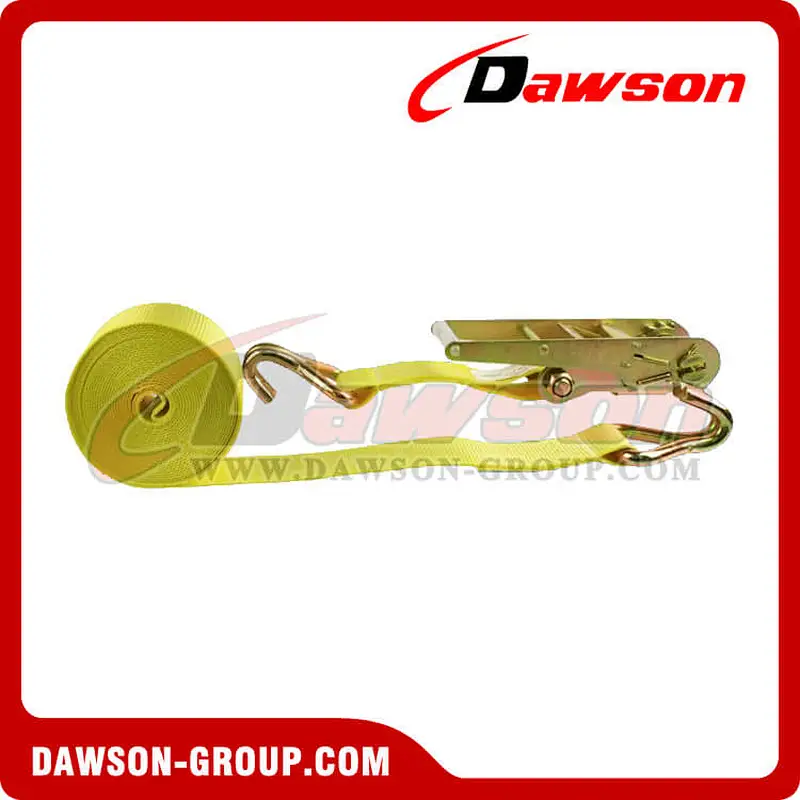 3 inch 27 feet Ratchet Strap With Double J-Hook