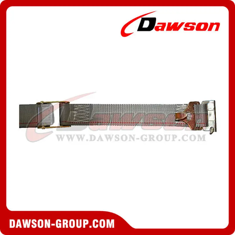 2 inch Cambuckle Strap With E-Track Fittings and Plate Trailer Hook