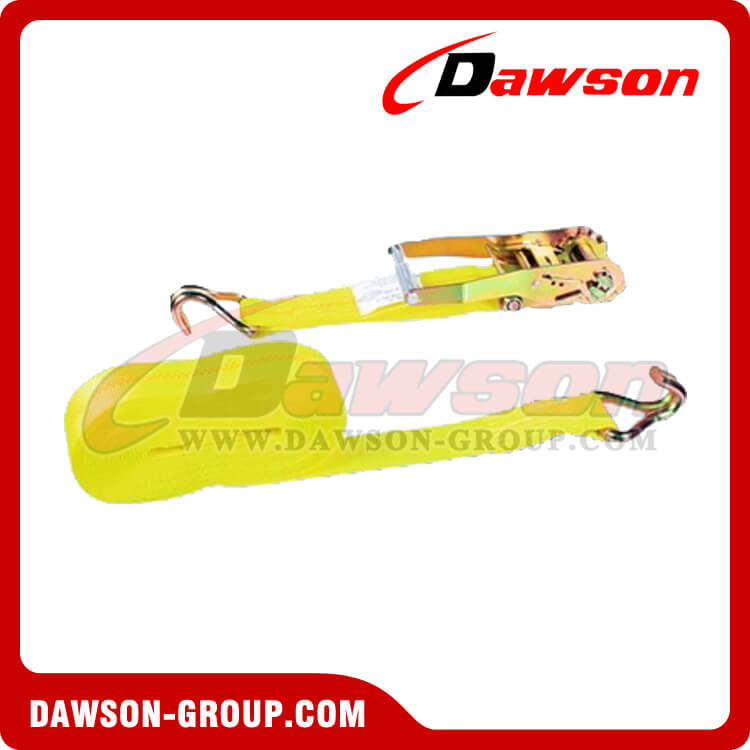 2'' x 24' Ratchet Strap with Double J Hooks - china manufacturer supplier - Dawson Group