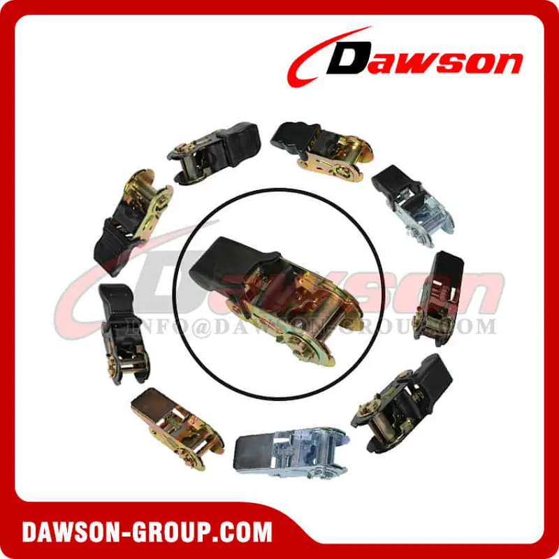 BS 800KG / 1760LBS 25MM Ratchet Buckle, 1 Inch Lashing Buckle for Cargo Strap