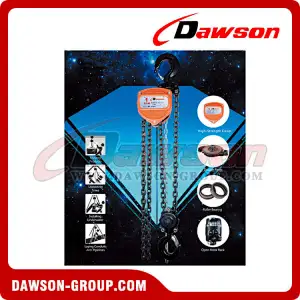DSVS-B 0.25T - 30T Chain Block, Chain Pulley Block for Lifting