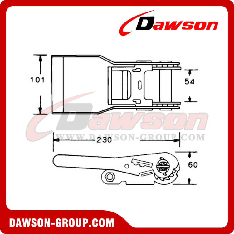 DSRB50515 Ratchet Buckle - China Manufacturer Supplier