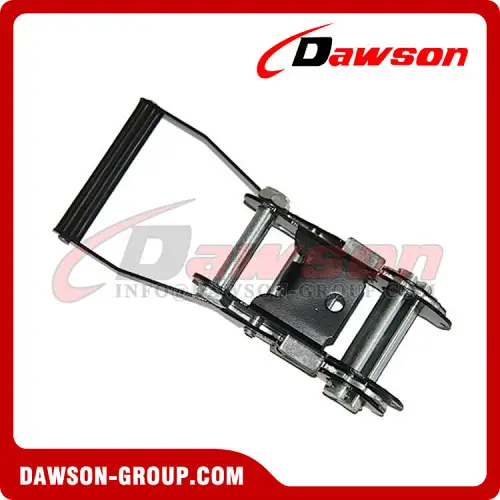Long Rubber Handle Stainless Steel Ratchet Buckle for Ratchet Lashing Belt
