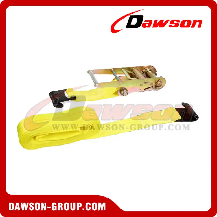 3''X27' Ratchet Strap With Flat Hook- china manufacturer supplier - Dawson Group