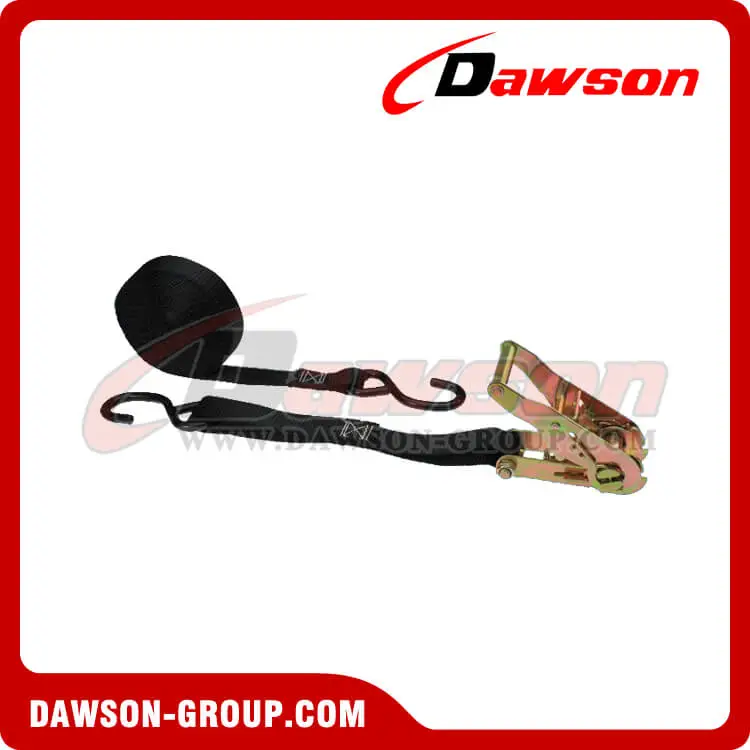1'' X 6' Ratchet Strap with S-hooks - Motorcycle Tie Down Straps - Dawson Group - china manufacturer supplier