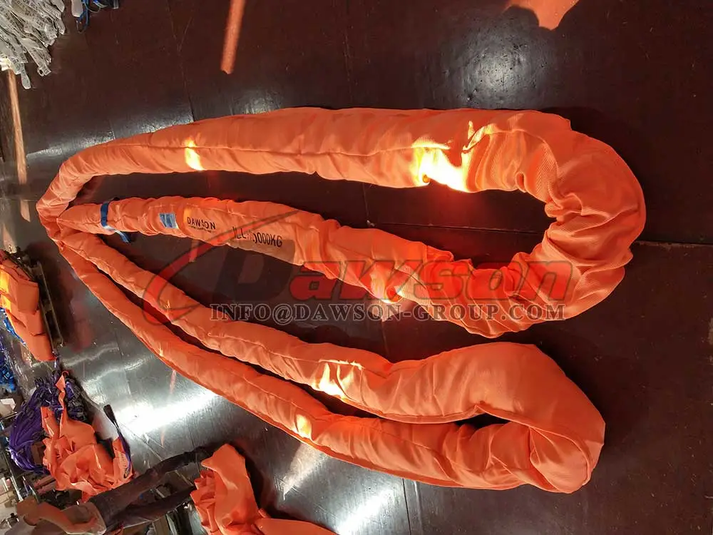 Heavy Duty 100000KG Polyester Round Sling, 100 Ton RoundSlings - Dawson Group Ltd. - China Manufacturer, Supplier, Factory Heavy Duty 100000KG Polyester Round Sling, 100 Ton RoundSlings - Dawson Group Ltd. - China Manufacturer, Supplier, Factory