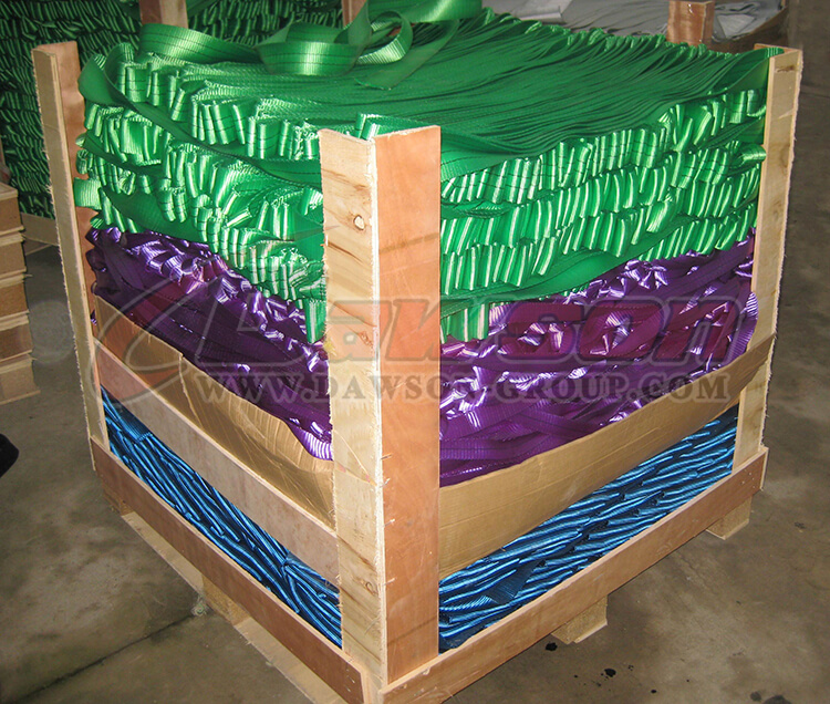 Polyester Round Lifting Slings Sleeve Tube ,Soft Slings sleeve - China Manufacturer Supplier