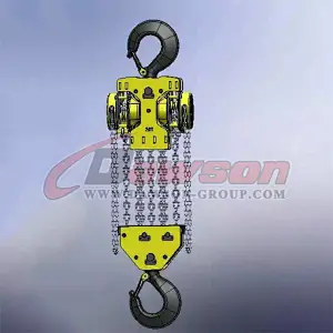 DS-DF-D 100T Chain Hoist, 100000kg Heavy Duty Chain Block for Lifting