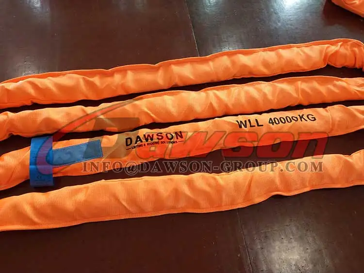 40000KG Polyester Round Sling, 40 Ton Lifting Sling - Dawson Group Ltd. - China Manufacturer, Supplier, Factory 40000KG Polyester Round Sling, 40 Ton Lifting Sling - Dawson Group Ltd. - China Manufacturer, Supplier, Factory