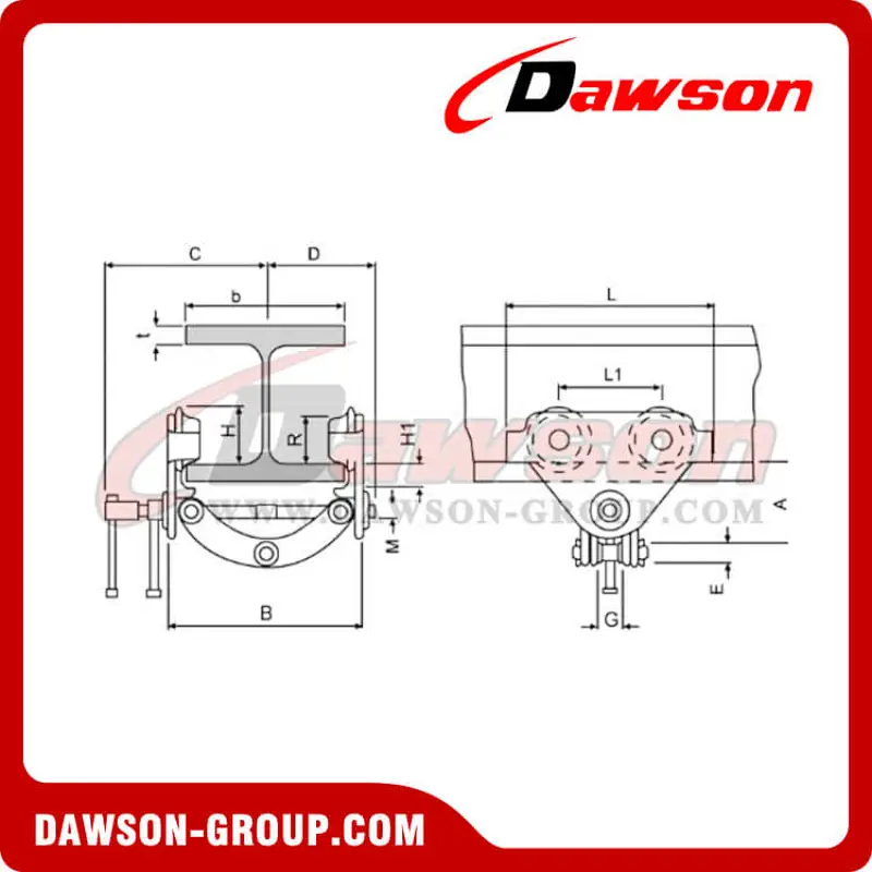 DS-TC Type Plain Trolley
