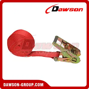 2 inch 20 feet Red Heavy Duty Ratchet Strap