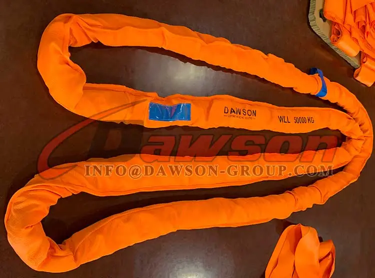 50000KG Round Slings, Polyester Round Slings - Dawson Group Ltd. - China Manufacturer, Supplier, Factory 50000KG Round Slings, Polyester Round Slings - Dawson Group Ltd. - China Manufacturer, Supplier, Factory