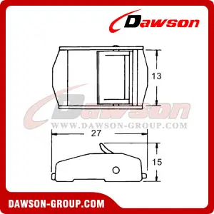 DSCB13051 B/S 50KG/110LBS Cam Buckle
