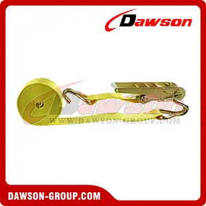 3 inch 30 feet Ratchet Strap With Double J-Hook