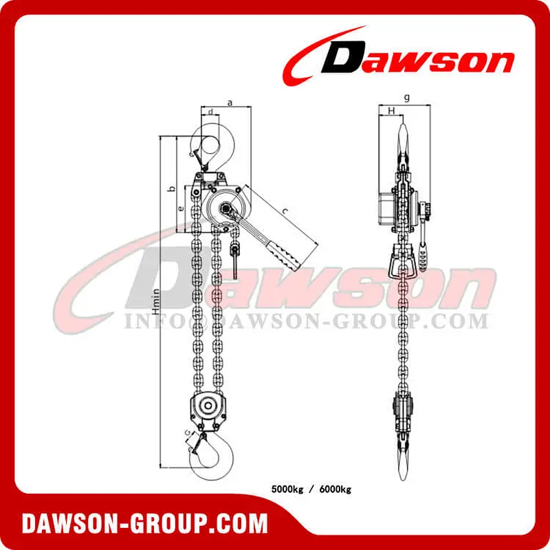 DS-HSH-DC 650 Series Lever Block for Mines
