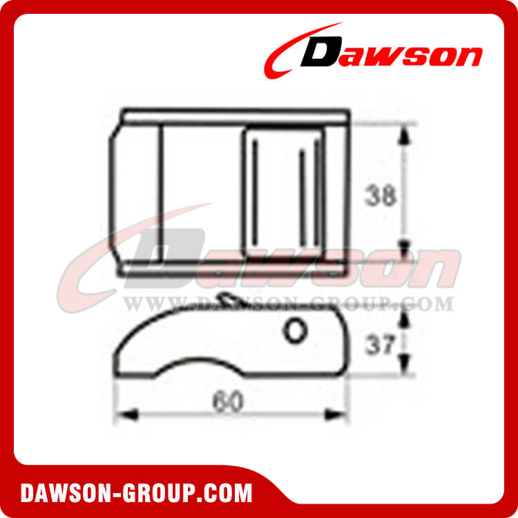 CB3801 Cam Buckles Lashing Buckle - dawson group