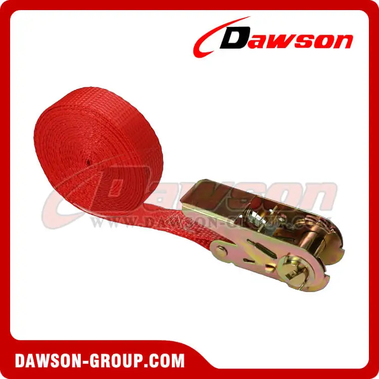 1'' x 20' Fixed Endless Ratchet Strap - Red Webbing - Dawson Group - china manufacturer supplier