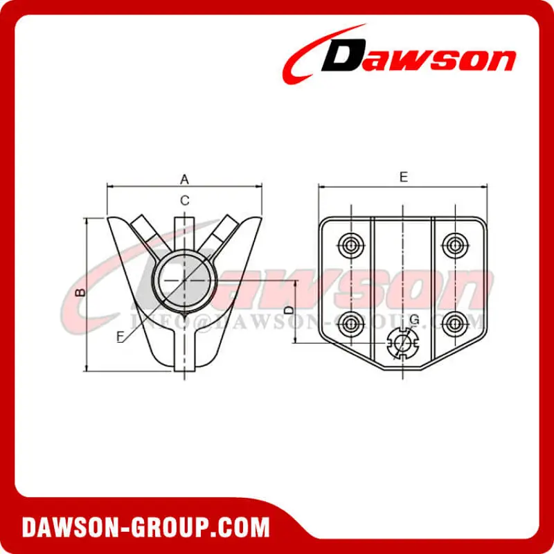 DS-PPT Type 300kg Pipe Trolley Clamp