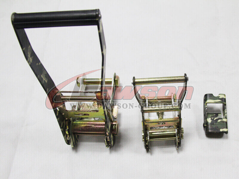 Heavy Duty Military Camouflage Ratchet Buckle - China Supplier