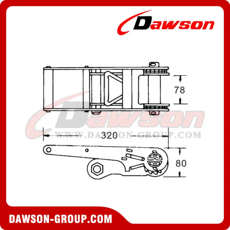 DSRB75101 Ratchet Buckle - Dawson Group Ltd. - China Manufacturer Supplier