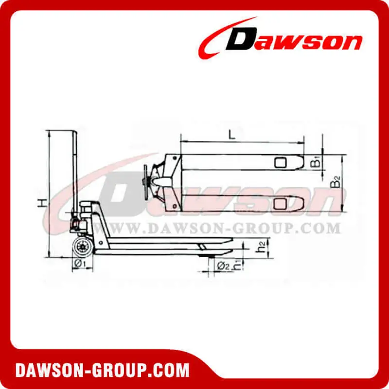 Non Spark Hydraulic Pallet Truck / Explosion-proof Hydraulic Pallet Hand Truck