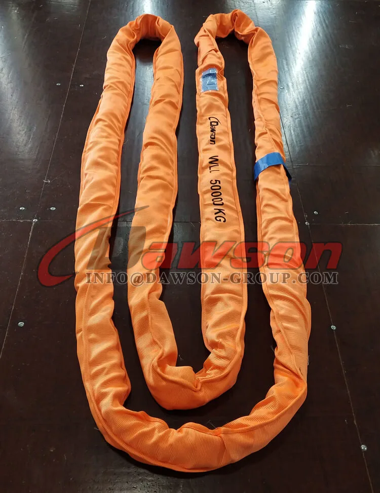 50Ton Heavy Duty Round Slings for Lifting - Dawson Group Ltd. - China Manufacturer, Supplier, Factory 50Ton Heavy Duty Round Slings for Lifting - Dawson Group Ltd. - China Manufacturer, Supplier, Factory