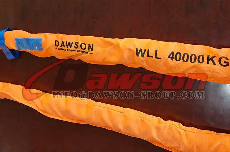 Heavy Daty 40000KG Round Sling, Lifting Slings - Dawson Group Ltd. - China Manufacturer, Supplier, Factory Heavy Daty 40000KG Round Sling, Lifting Slings - Dawson Group Ltd. - China Manufacturer, Supplier, Factory