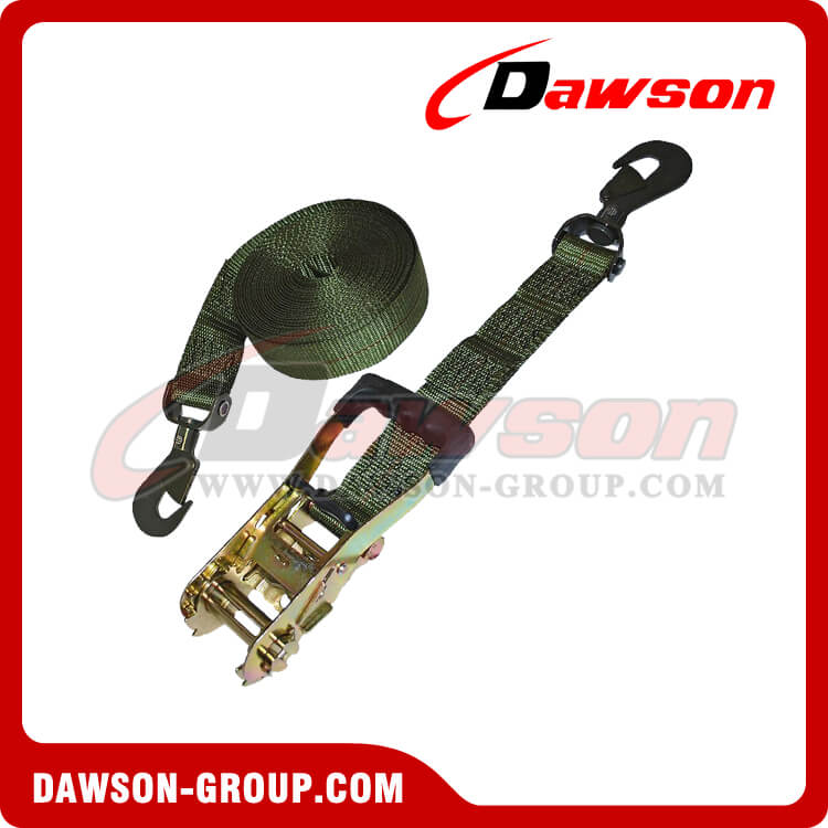 2 Custom Ratchet Strap with Swivel Snap Hooks - Dawson Group - china manufacturer supplier
