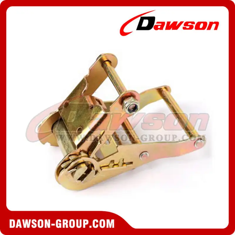 DSRB50202 B/S 2000KG/4400LBS Yellow Zinc Plated Ratchet Buckle