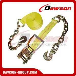 2 inch Ratchet Strap with Chain and Hook