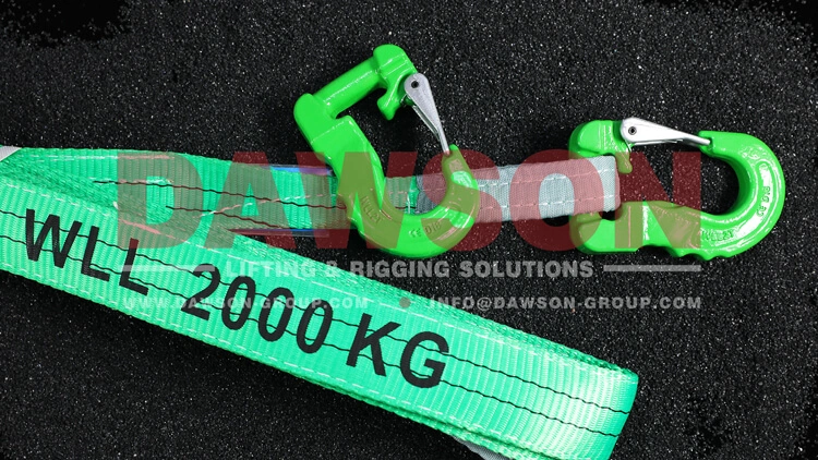 G100 Grade 100 Web Sling Hook, 2 Ton Synthetic Alloy Round Sling Hook - Dawson Group Ltd. - China Manufacturer G100 Grade 100 Web Sling Hook, 2 Ton Synthetic Alloy Round Sling Hook - Dawson Group Ltd. - China Manufacturer