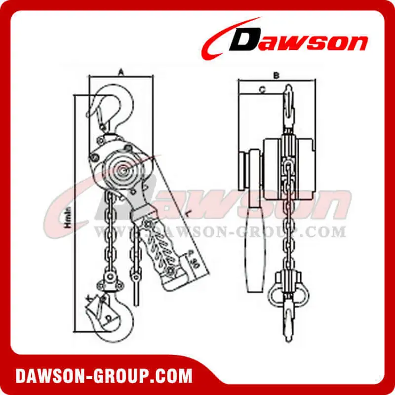 DSHSH-AL Manual Lever Block for Bulk Strapping