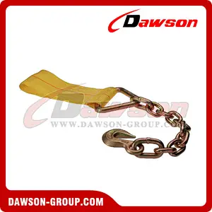 4 inch 11 inch Fixed End with Chain Extension and Bolt Loop